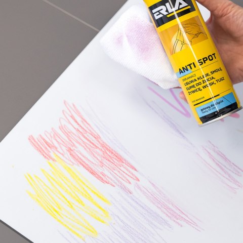 ERLA Anti Spot - profesjonalny odplamiacz do trudnych plam | klej, marker, guma, wosk