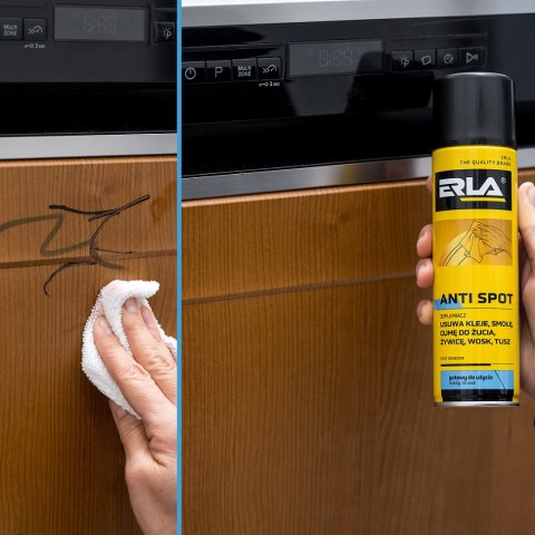 ERLA Anti Spot - profesjonalny odplamiacz do trudnych plam | klej, marker, guma, wosk