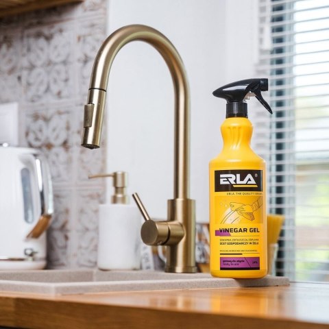 ERLA Vinegar Gel 1L - profesjonalny żel octowy 14% do czyszczenia kuchni i łazienki