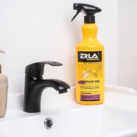 ERLA Vinegar Gel 1L - profesjonalny żel octowy 14% do czyszczenia kuchni i łazienki