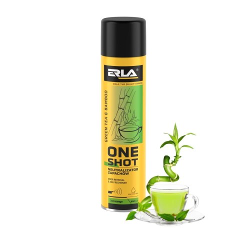 ONE SHOT Green Tea & Bamboo - profesjonalny neutralizator i odświeżacz powietrza 600 ml
