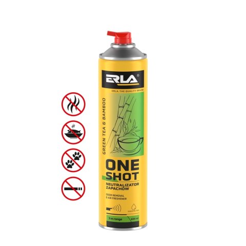 ONE SHOT Green Tea & Bamboo - profesjonalny neutralizator i odświeżacz powietrza 600 ml