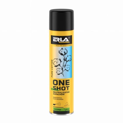 ONE SHOT Pure Cotton - profesjonalny neutralizator i odświeżacz powietrza 600 ml