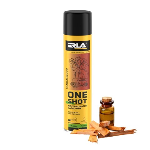 ONE SHOT Sandalwood - profesjonalny neutralizator i odświeżacz powietrza 600 ml