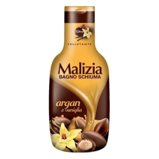 Płyn do kąpieli włoski Malizia 1000 ml argan i wanilia