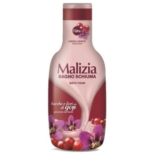 Płyn do kąpieli włoski Malizia 1000 ml jagody i kwiaty goji
