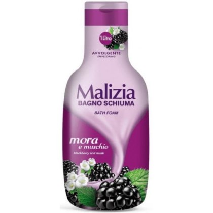 Płyn do kąpieli włoski Malizia 1000 ml jeżyna i piżmo
