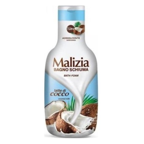 Płyn do kąpieli włoski Malizia 1000 ml kokos