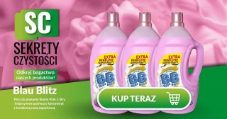 Płyn do płukania tkanin Blau Blitz 3000 ml Pink 30 % mocniejszy