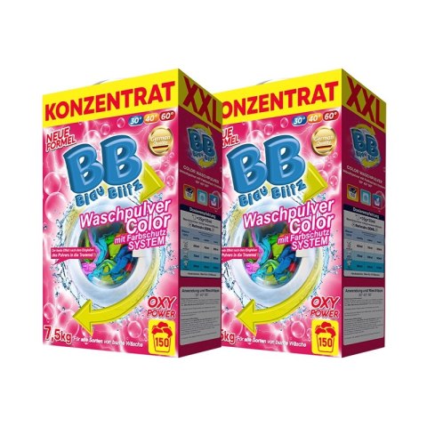 Proszek - koncentrat do prania odzieży kolorowej 7,5 kg (150 prań)