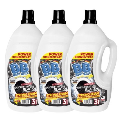Blau Blitz Żel do prania czarnych silna piana 3000ml