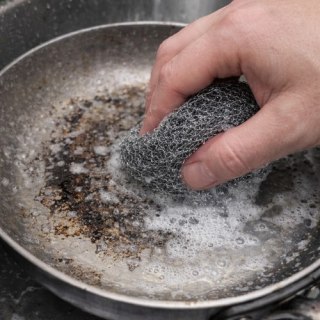 Druciaki kuchenne stalowe 6 szt. - zmywaki metalowe do naczyń, mocne i trwałe
