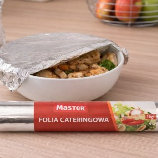 Folia aluminiowa Master 1 kg - folia cateringowa, mocna i wytrzymała