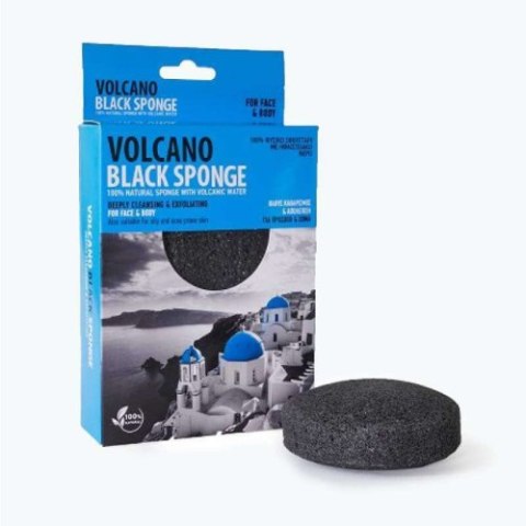 Gąbka Volcano Black Sponge do twarzy i ciała 9.5cm