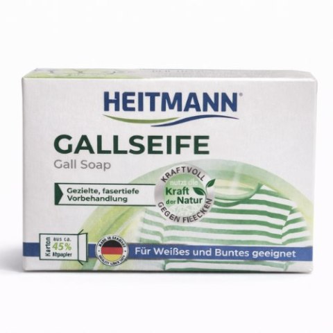 Heitmann Mydło odplamiające Heitmann Gallseife - skuteczne usuwanie plam, do białych i kolorowych tkanin