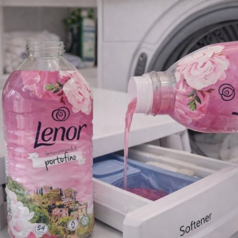 Lenor Płyn do płukania Lenor Portofino 54 prania - kwiatowy zapach i miękkość tkanin