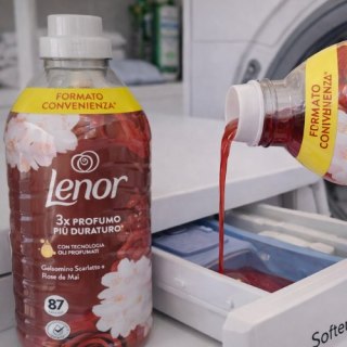 Lenor Płyn do płukania Lenor Rose & Jasmine 87 prań - intensywny zapach i miękkość tkanin