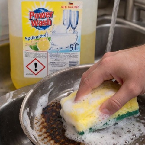 Płyn do naczyń Power Wash 5L - cytryna i limonka, wydajny koncentrat