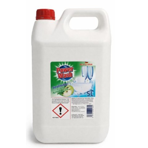 Płyn do naczyń Power Wash 5L - jabłko i mięta, wydajny koncentrat