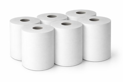 Ręcznik papierowy 80m 2-warstwowy - 6 rolek - bardzo chłonny, perforowany - do domu i gastronomii
