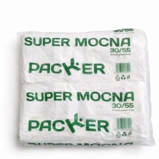 Reklamówki foliowe 30x55 cm - super mocne torby jednorazowe PACKER