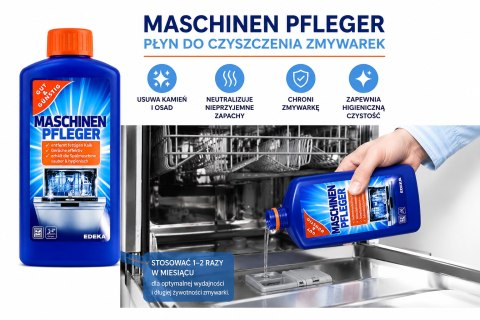 Czyścik do Zmywarki Gut & Günstig Maschinenpfleger 250 ml Usuwa Kamień i Tłuszcz