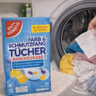 EDEKA Chusteczki do prania kolor 50 szt.