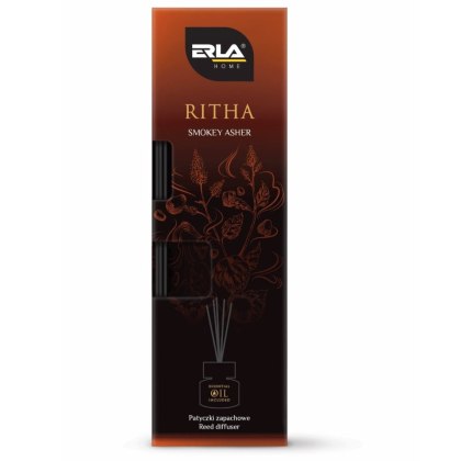 ERLA Ritha Dymny Popiół luksusowy dyfuzor zapachowy z patyczkami perfumy do wnętrz 100 ml
