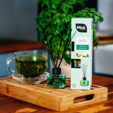 ERLA SATO Dyfuzor Zapachowy Green Breath Zielona Herbata 50m