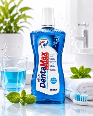 Płyn do Płukania Jamy Ustnej Elkos DentalMax Ochrona Dziąseł Bez Alkoholu 500 ml