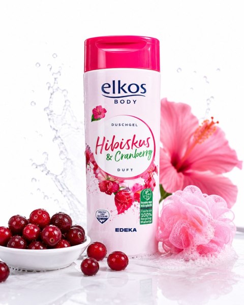 Żel Pod Prysznic Elkos Body Hibiskus Cranberry 300 ml