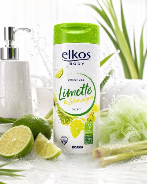 Żel Pod Prysznic Elkos Body Limetka Trawa Cytrynowa 300 ml