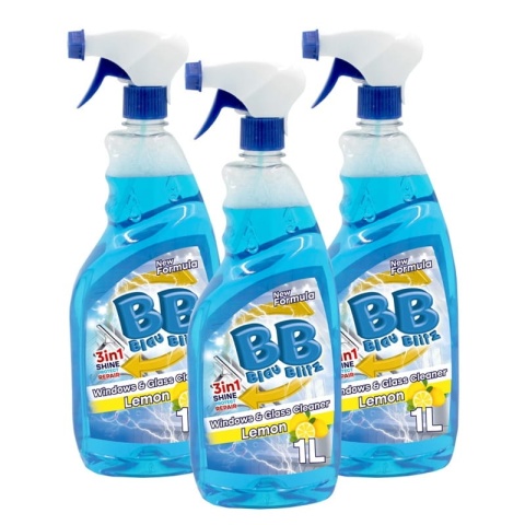 Płyn do mycia szyb Blau Blitz 1000 ml cytrynowy