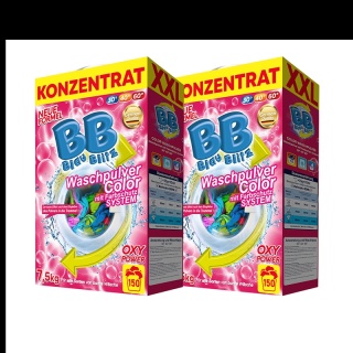 Blau Blitz Proszek do prania odzieży kolorowej 7,5 kg (150 prań)
