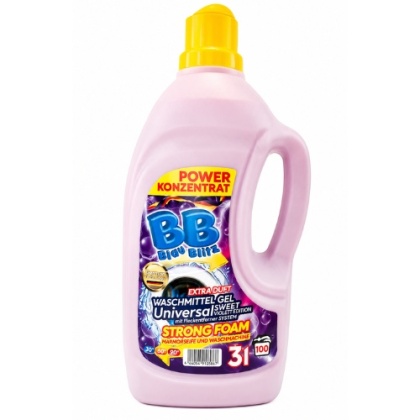 BB Blau Blitz Żel Do Prania Universal Sweet Violet 3 L 100 Prań Koncentrat