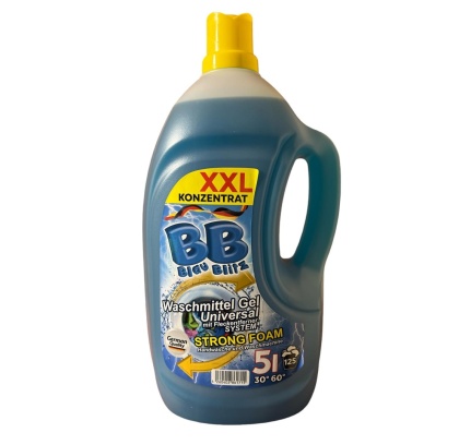 Żel do prania silna piana uniwersalny Blau Blitz 5000 ml koncentrat