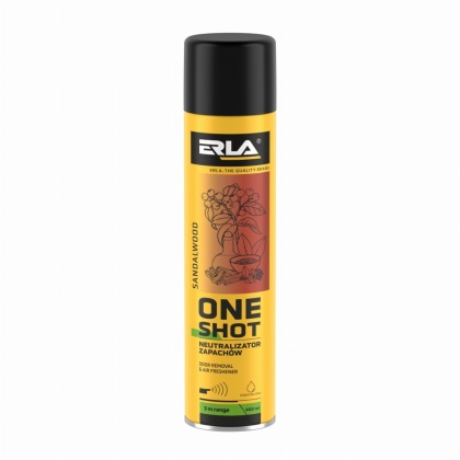 ONE SHOT Sandalwood - profesjonalny neutralizator i odświeżacz powietrza 600 ml