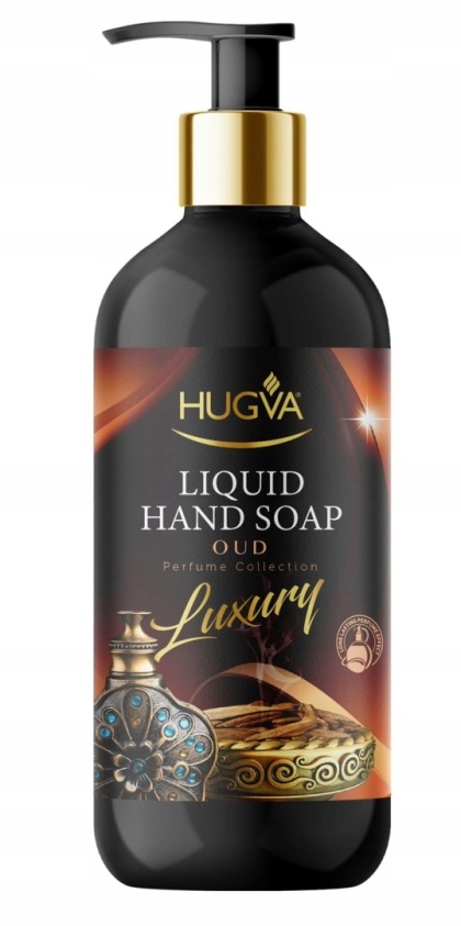 HUGVA Mydło w Płynie 500ml Perfumowane Mydło do Rąk Premium
