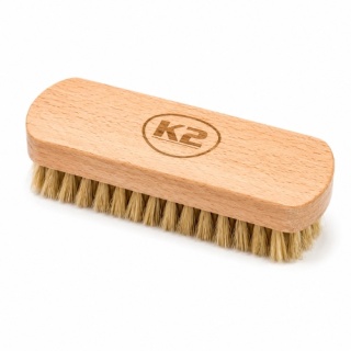Szczotka do Czyszczenia Skóry K2 Auron Naturalne Włosie Leather Brush