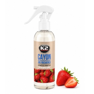 K2 Cayon Strawberry Odświeżacz Do Samochodu 250ml