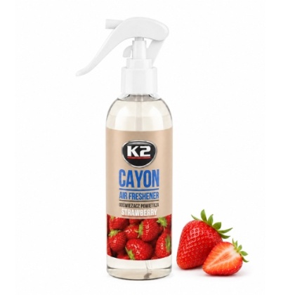 K2 Cayon Strawberry Odświeżacz Do Samochodu 250ml