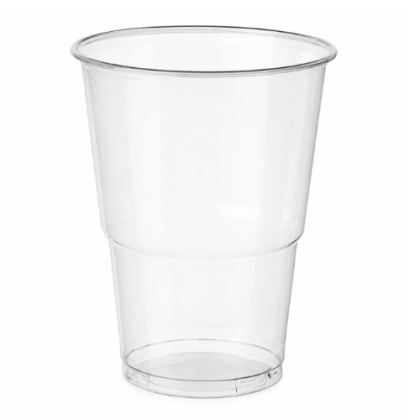 Kubki Plastikowe PP Przezroczyste 400ml 50szt Do Piwa