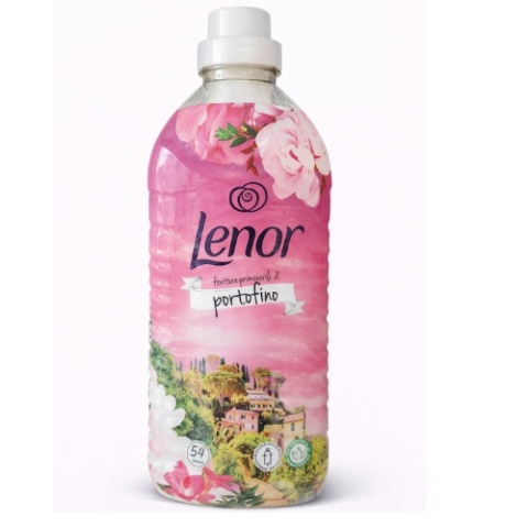 Lenor Płyn do płukania Lenor Portofino 54 prania – kwiatowy zapach i miękkość tkanin