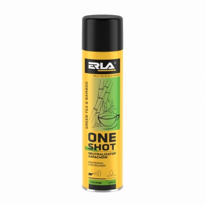 ONE SHOT Green Tea & Bamboo - profesjonalny neutralizator i odświeżacz powietrza 600 ml