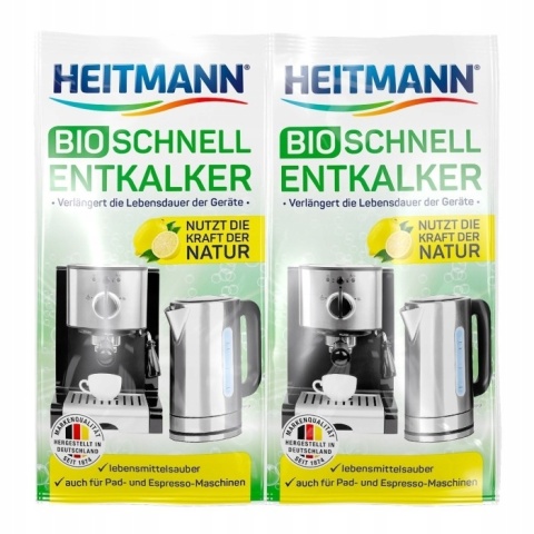 Odkamieniacz Heitmann Bio do Ekspresów Czajników 2x25g