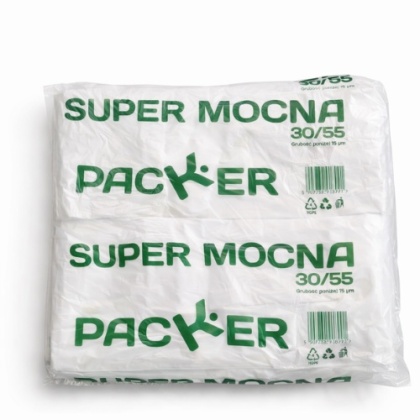 Reklamówki foliowe 30x55 cm - super mocne torby jednorazowe PACKER