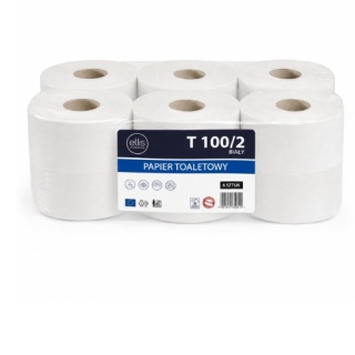 Papier Toaletowy Ellis Professional 100m Biały 2W Celuloza 1