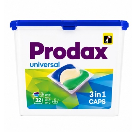 Prodax Kapsułki Do Prania Universal 3w1 32szt