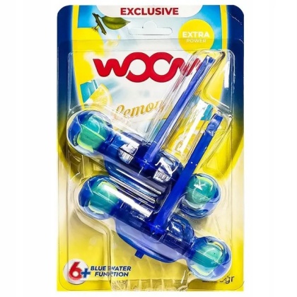 Zawieszka Do WC WOOM Lemon 2x50g Kostka Barwiąca Odświeżacz 6w1
