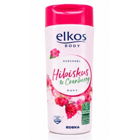 Żel Pod Prysznic Elkos Body Hibiskus Cranberry 300 ml